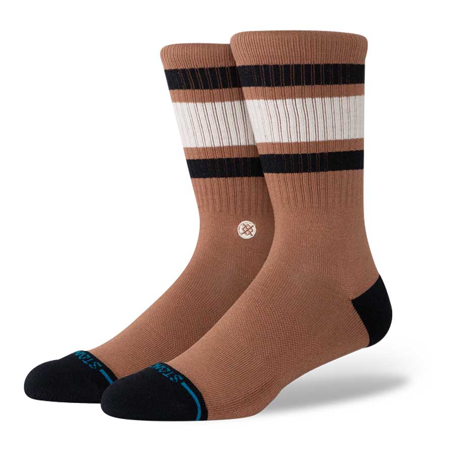 Stance Staple Boyd Crew Sock Dark Roast
