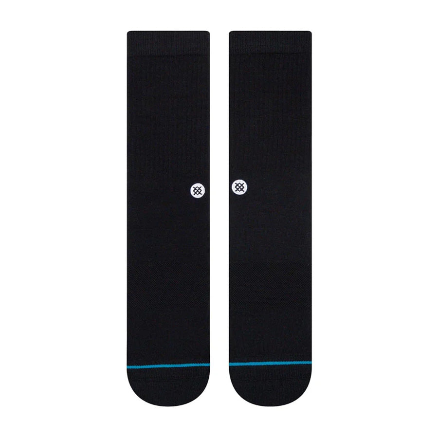 Stance Staple Icon Crew Sock Black/White