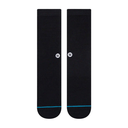 Stance Staple Icon Crew Sock Black/White