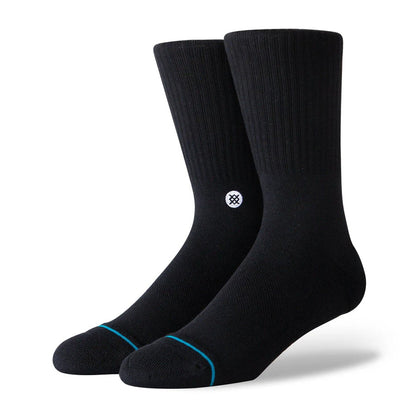 Stance Staple Icon Crew Sock Black/White