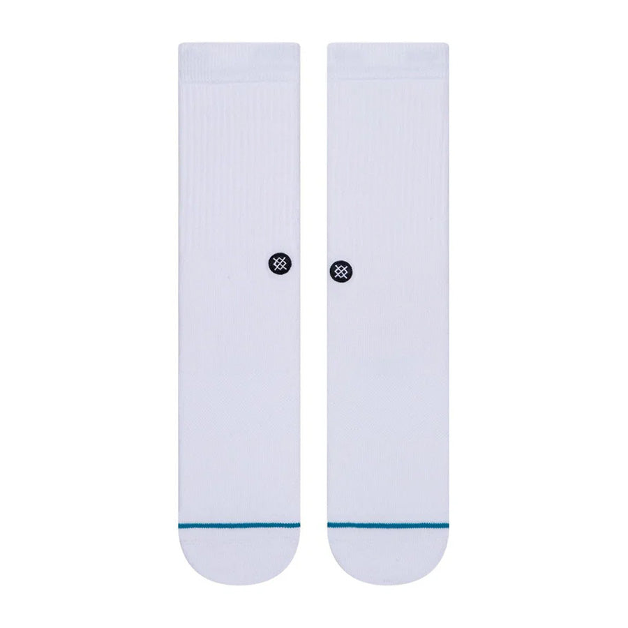 Stance Staple Icon Crew Sock White/Black