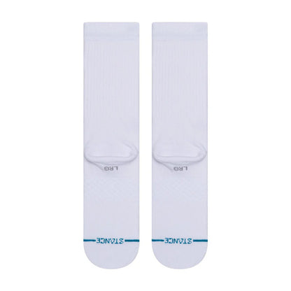 Stance Staple Icon Crew Sock White/Black