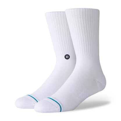 Stance Staple Icon Crew Sock White/Black