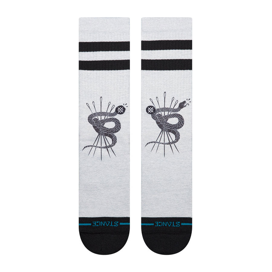 Stance Threads Crew Sock Black