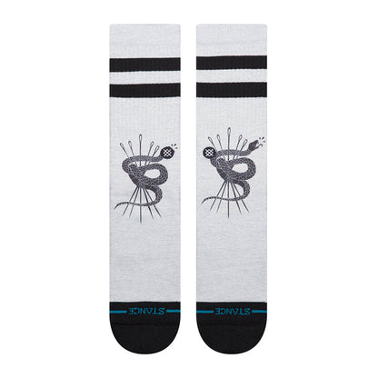 Stance Threads Crew Sock Black