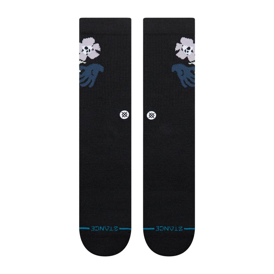 Stance Wilted Crew Sock Black