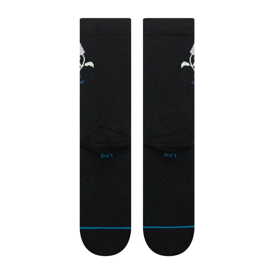 Stance Wilted Crew Sock Black