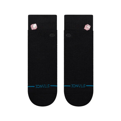 Stance Women's Dicey Waffle Quarter Sock Black
