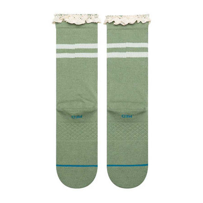 Stance Women's Have A Good Day Crew Sock Green
