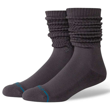 Stance Women's Icon Slouch Crew Sock Charcoal