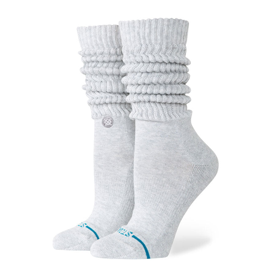 Stance Women's Icon Slouch Crew Sock Heathergrey