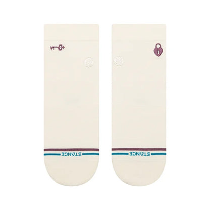 Stance Women's Lock And Key Quarter Sock Canvas