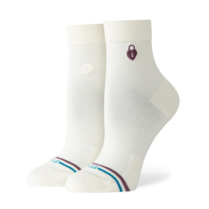 Stance Women's Lock And Key Quarter Sock Canvas