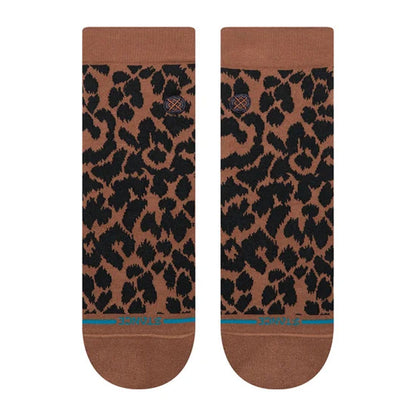 Stance Women's Love Leopard Lowrider Sock Brown