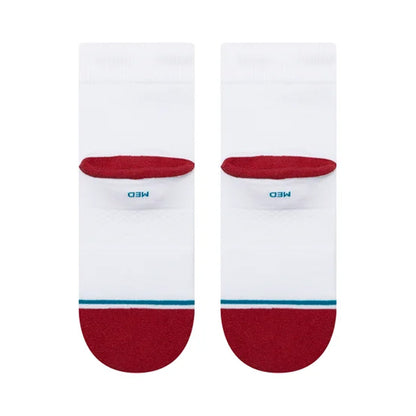 Stance Women's Naughty Or Nice Quarter Sock White
