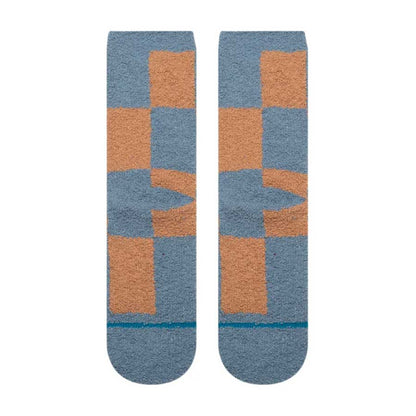 Stance Women's Patchwork Cozy Crew Sock Seablue