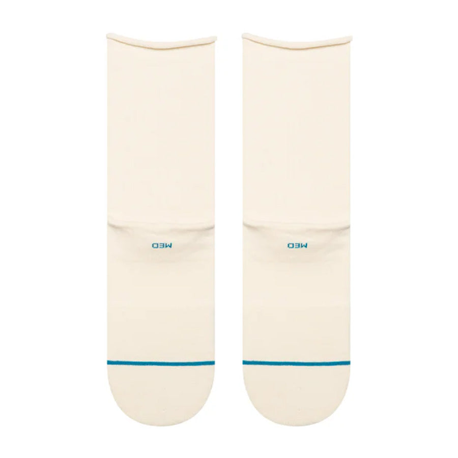 Stance Women's Rolled Cuff Quarter Sock Ivory