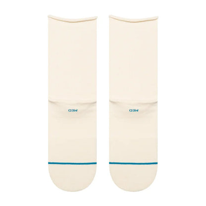 Stance Women's Rolled Cuff Quarter Sock Ivory