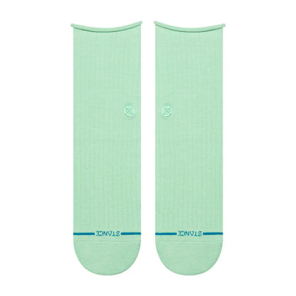 Stance Women's Rolled Cuff Quarter Sock Jade