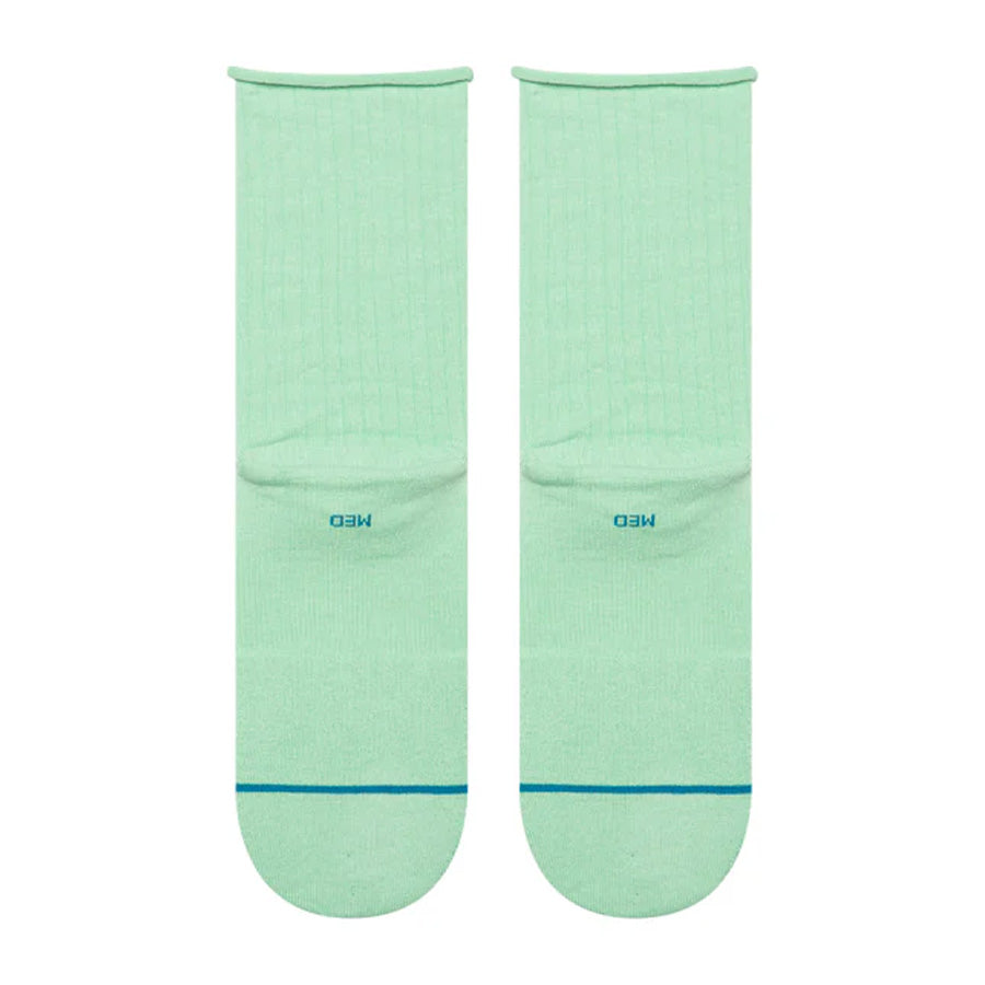 Stance Women's Rolled Cuff Quarter Sock Jade
