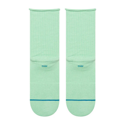 Stance Women's Rolled Cuff Quarter Sock Jade