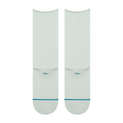 Stance Women's Rolled Solid Crew Sock Paleblue