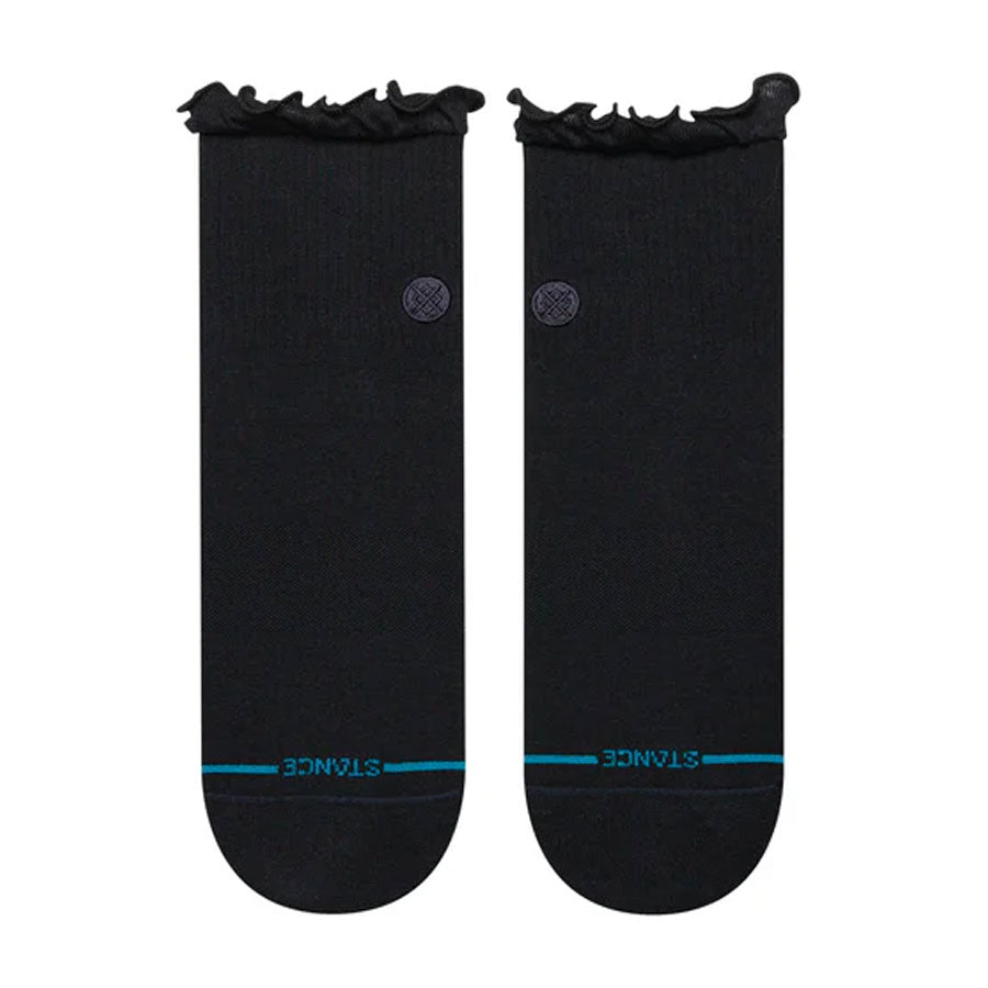 Stance Women's Ruffle Icon Quarter Sock Black