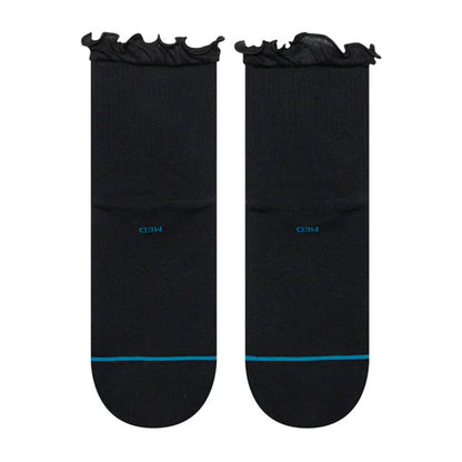 Stance Women's Ruffle Icon Quarter Sock Black