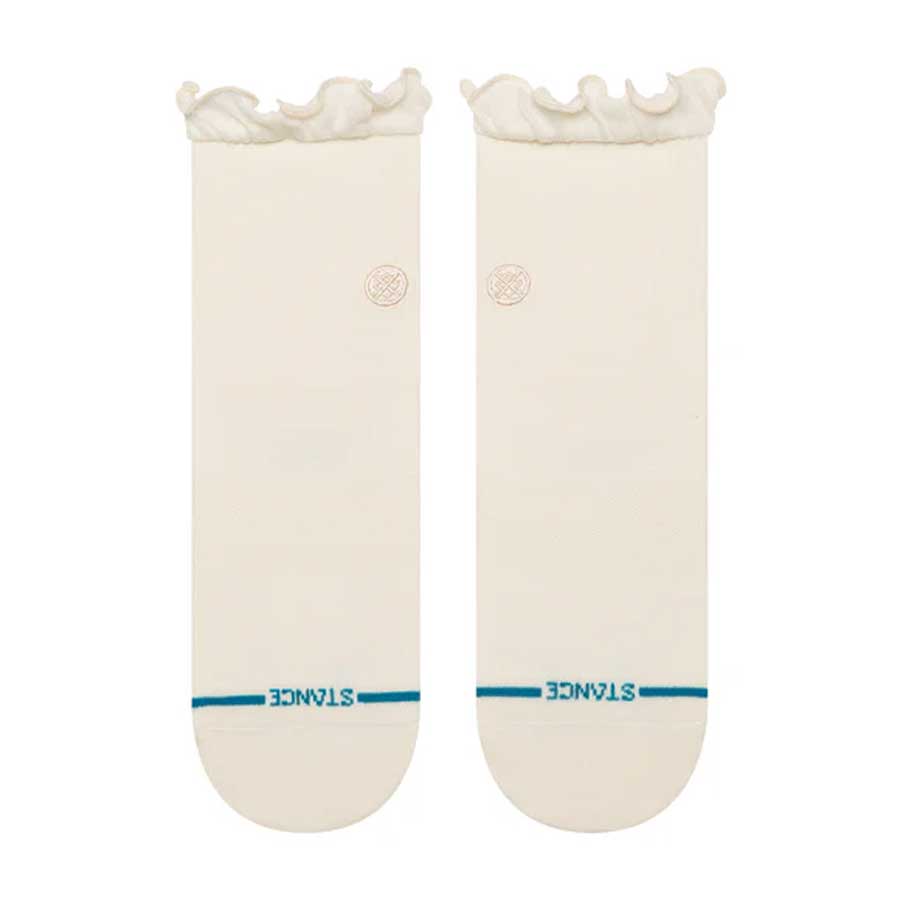 Stance Women's Ruffle Icon Quarter Sock Ivory