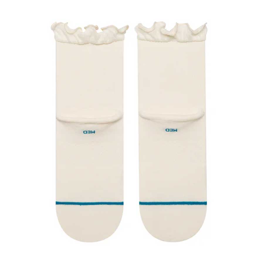 Stance Women's Ruffle Icon Quarter Sock Ivory