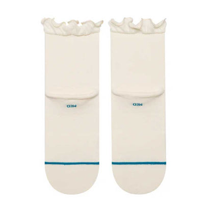 Stance Women's Ruffle Icon Quarter Sock Ivory