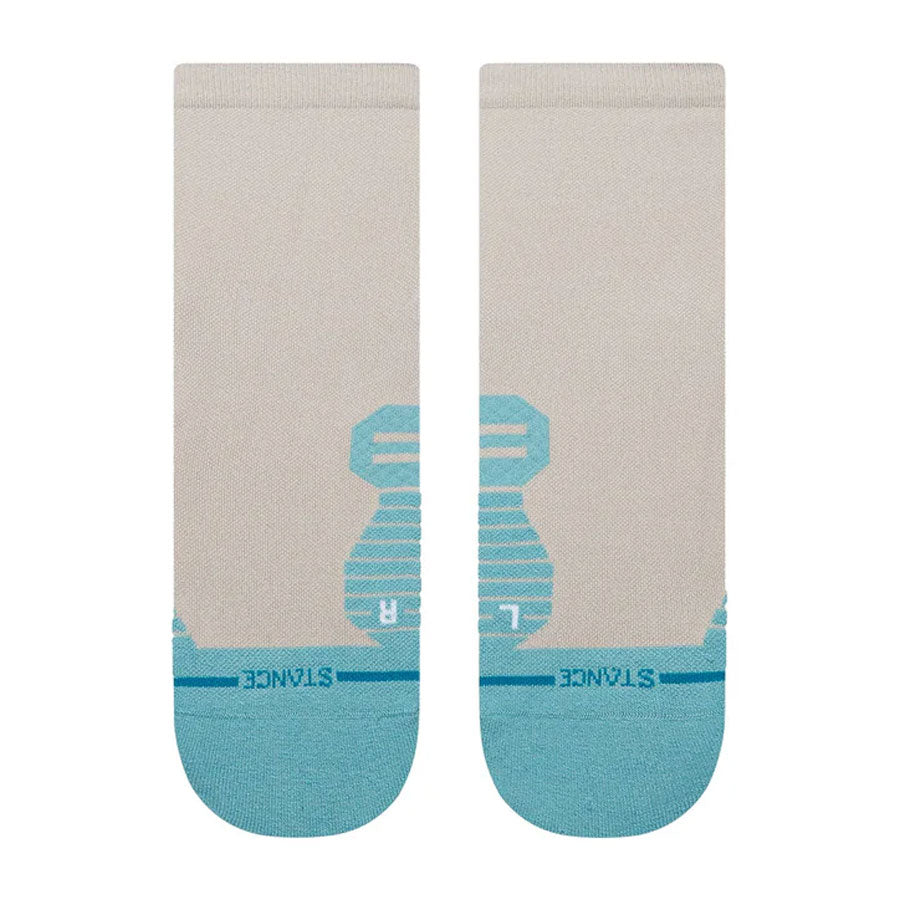 Stance Women's Run Two Tone Light Quarter Sock Light Blue