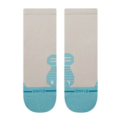 Stance Women's Run Two Tone Light Quarter Sock Light Blue