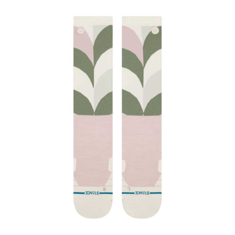 Stance Women's Snow Geo Petals Ultralight Wool Sock Lilac 2026