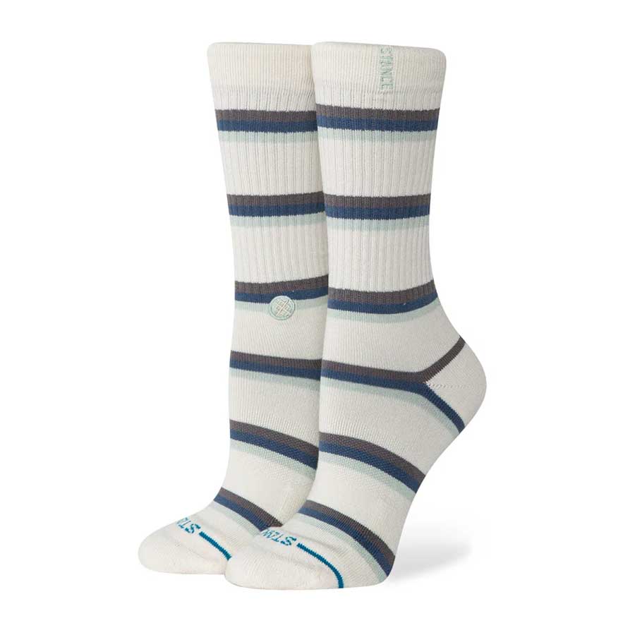 Stance Women's Strata Crew Sock Ivory