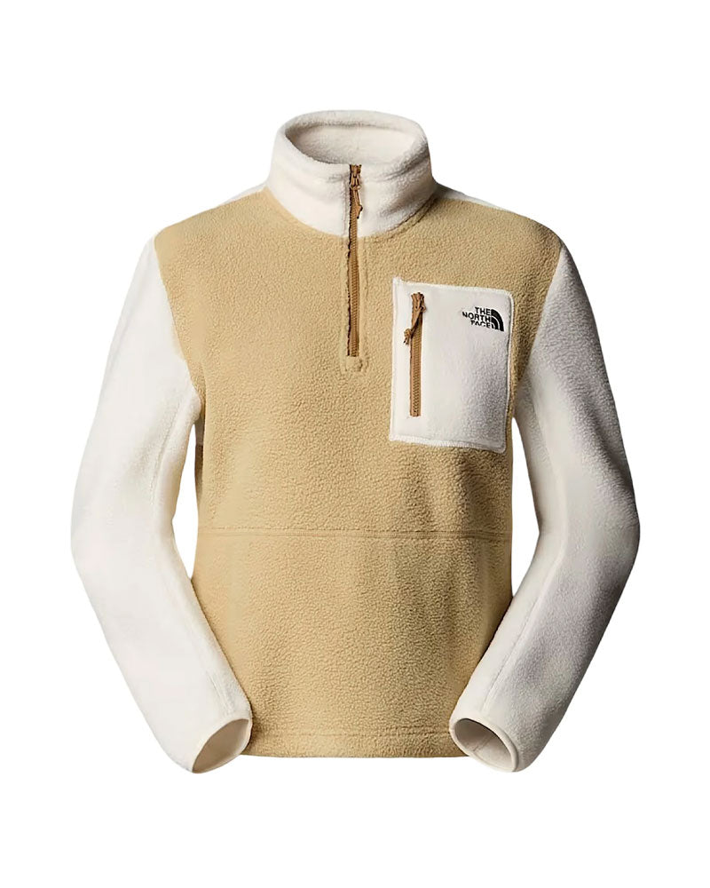 The North Face Women's Yumiori ¼ Zip Khaki/White Dune/Brown 2026