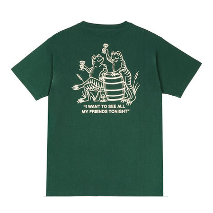 Taikan Friends T-Shirt Forest Green