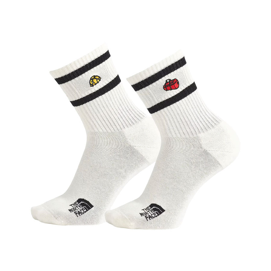The North Face Everyday Crew TNF™ Icons Sock 2-Pack White Dune 2027