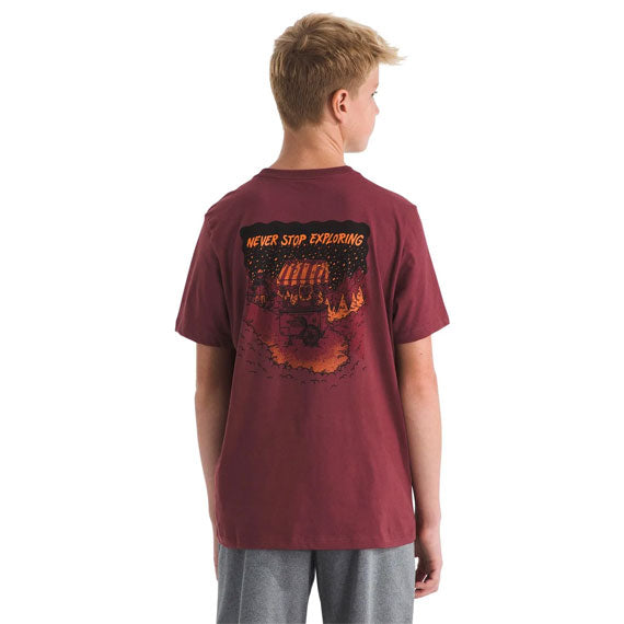 The North Face Kids' Evolution Snow Sports T-Shirt Sumac 2026