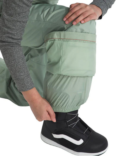 The North Face Kids' Freedom Insulated Bib Pant Slate Moss 2026