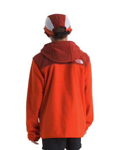The North Face Kids' Glacier Full Zip Hoodie Lava Red/Iron Clay