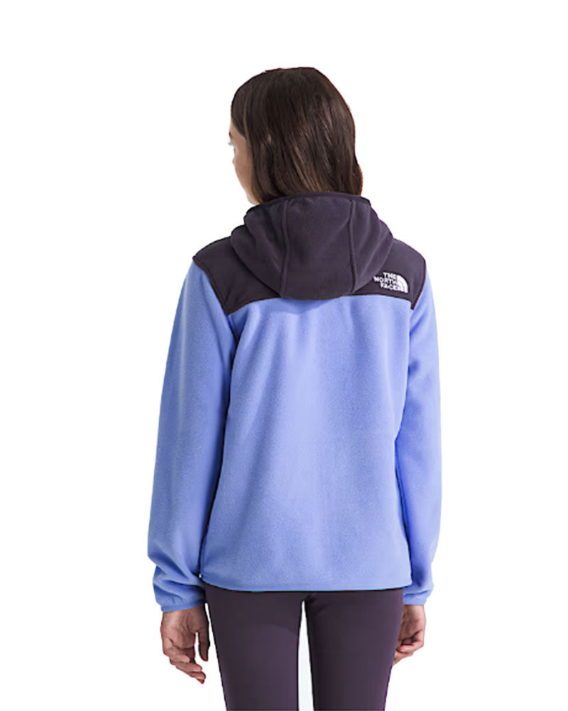 The North Face Kids' Glacier Full Zip Hoodie Periwinkle Glow/Endless Dusk