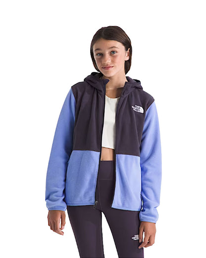 The North Face Kids' Glacier Full Zip Hoodie Periwinkle Glow/Endless Dusk