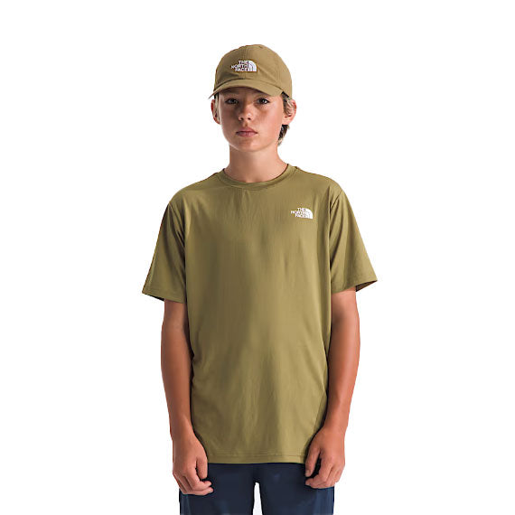 The North Face Kids' New 24/7 Short Sleeve T-Shirt Cedar