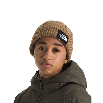 The North Face Kids' Salty Lined Beanie Utility Brown 2026