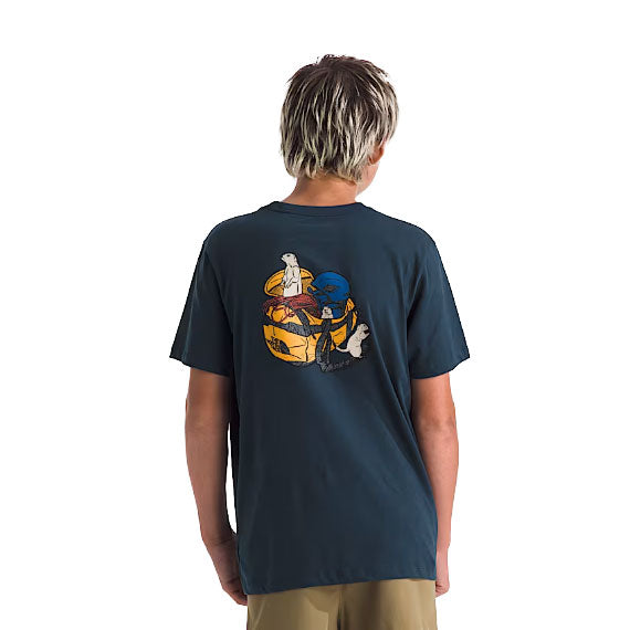The North Face Kids' Woodland Wanderer T-Shirt Summit Navy