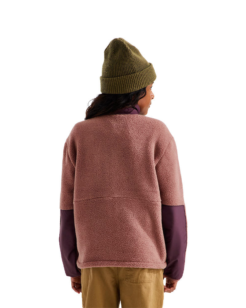 The North Face Kids' Yumiori Off Peak Full Zip Jkt Copper Silt/Burgundy 2027