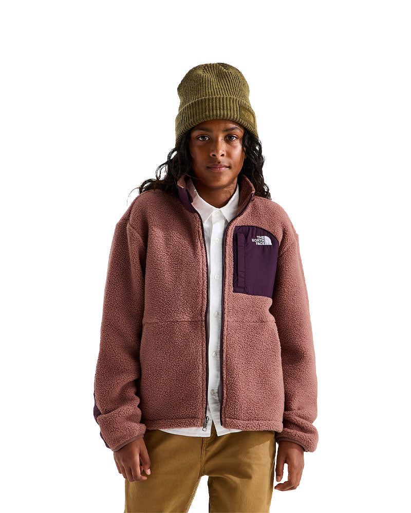 The North Face Kids' Yumiori Off Peak Full Zip Jkt Copper Silt/Burgundy 2027