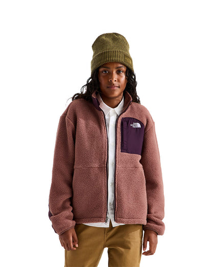 The North Face Kids' Yumiori Off Peak Full Zip Jkt Copper Silt/Burgundy 2027