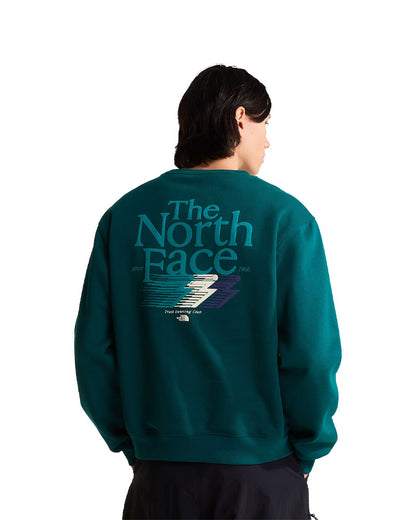 The North Face Men's Retro Trail Relaxed Crew Graphic Pacific Teal 2027
